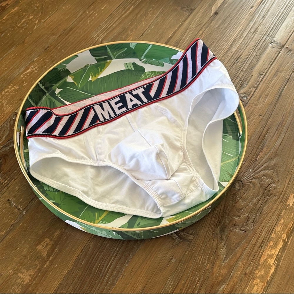 MEAT White Performance Briefs